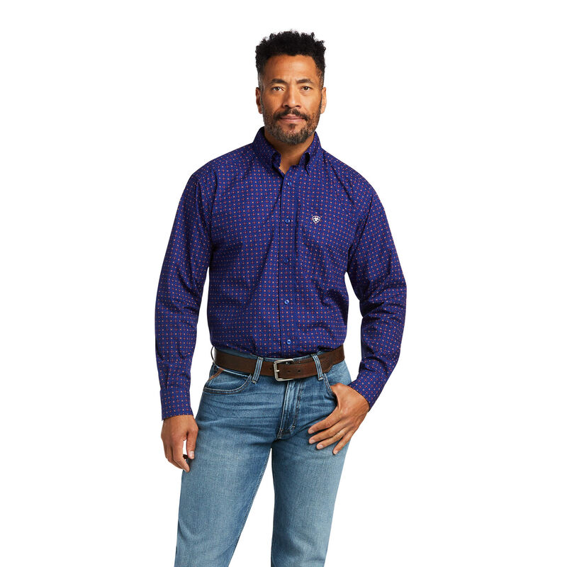 Ariat Hemden Herren - Antonio Classic Fit DunkelBlau ( GHXDT-1384 )